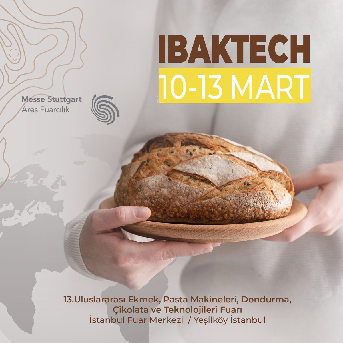 IBAKTECH 13. Uluslararası Ekmek, Pasta Makinalari, Dondurma, Çikolata ve Teknolojileri Fuarı