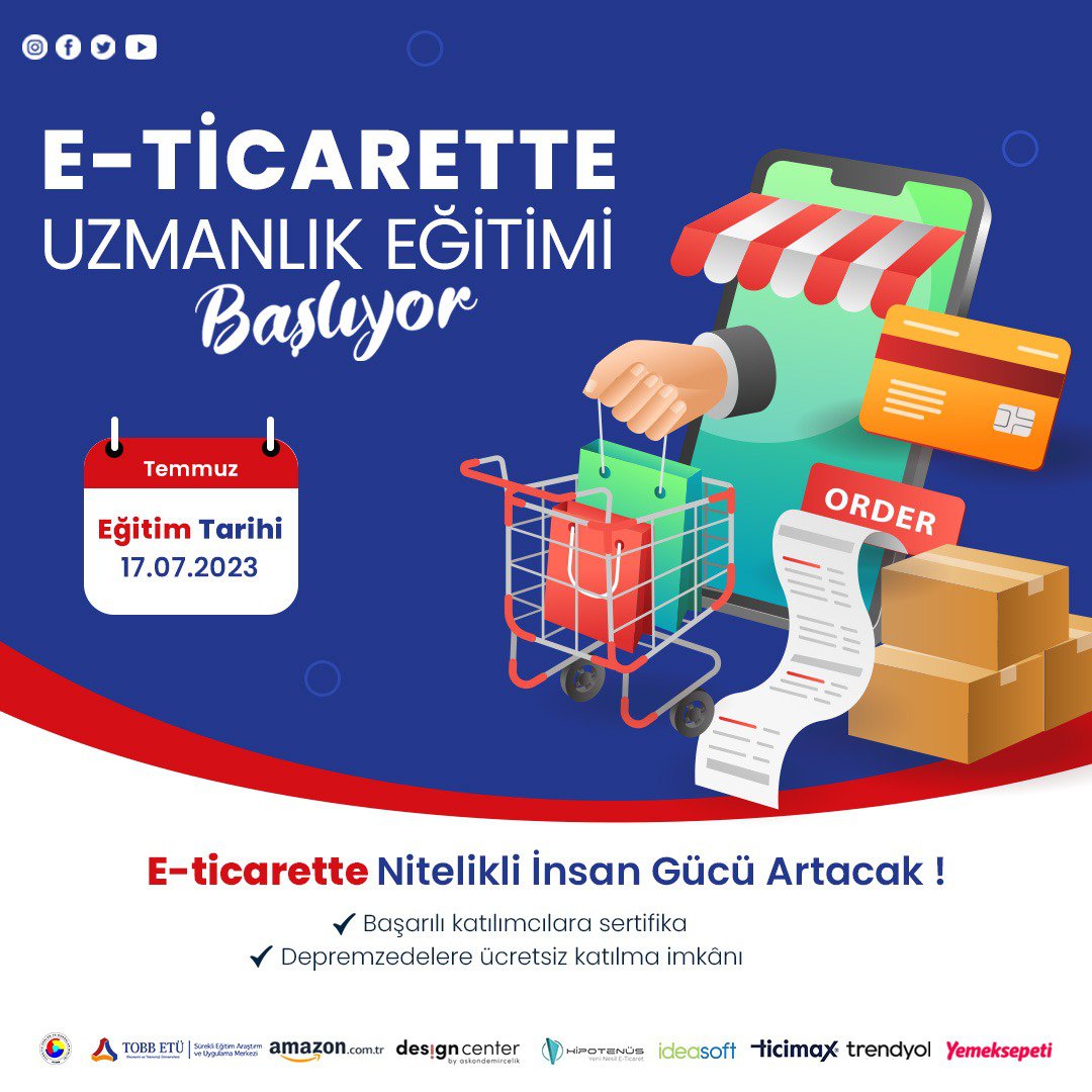 E-TİCARETTE UZMANLIK EĞİTİMİ HK.