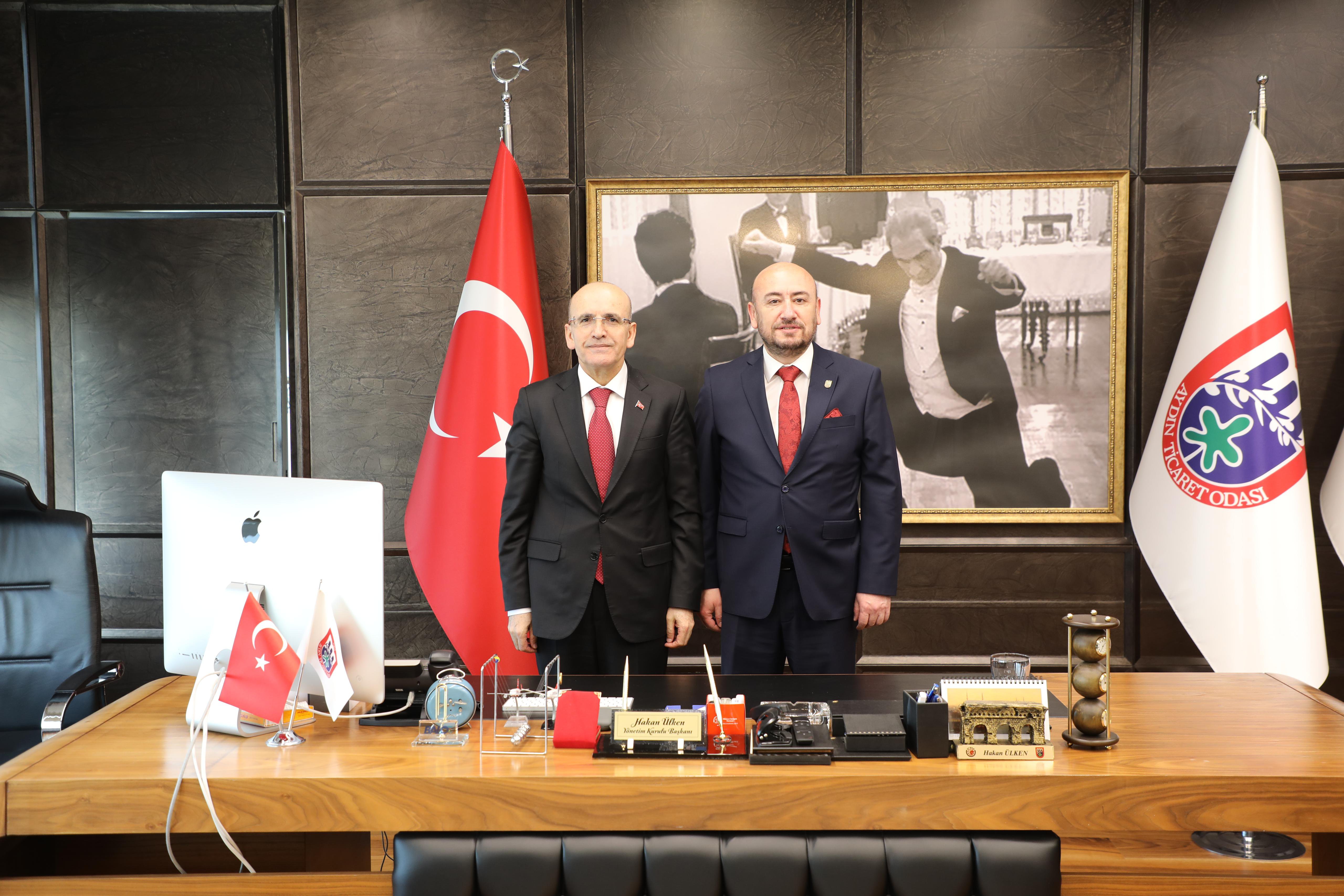 Hazine ve Maliye Bakanı Sayın Mehmet Şimşek Başkanlığında, AYTO’da Aydın İş Dünyası  ile İstişare Toplantısı