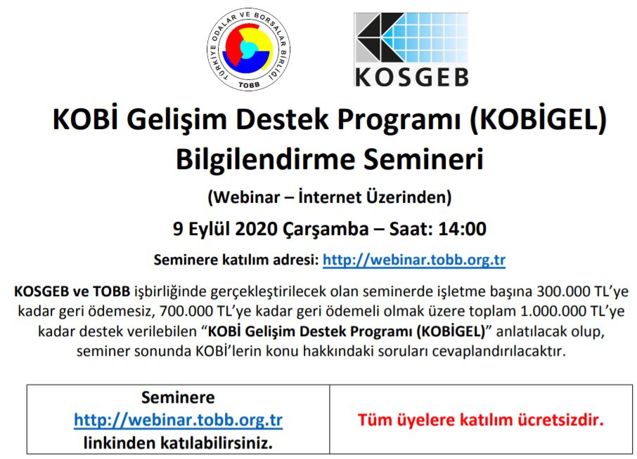 KOBİGEL PROGRAMI