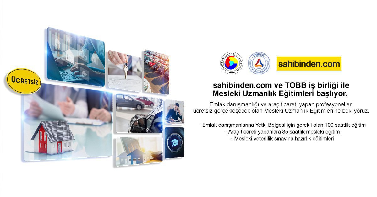 ÜYELERİMİZ İÇİN ÜCRETSİZ TAŞINMAZ VE MOTORLU KARA TAŞITI TİCARETİ EĞİTİMLERİ KAYITLARI HAKKINDA