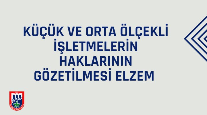 KÜÇÜK VE ORTA ÖLÇEKLİ İŞLETMELERİN HAKLARININ GÖZETİLMESİ ELZEM