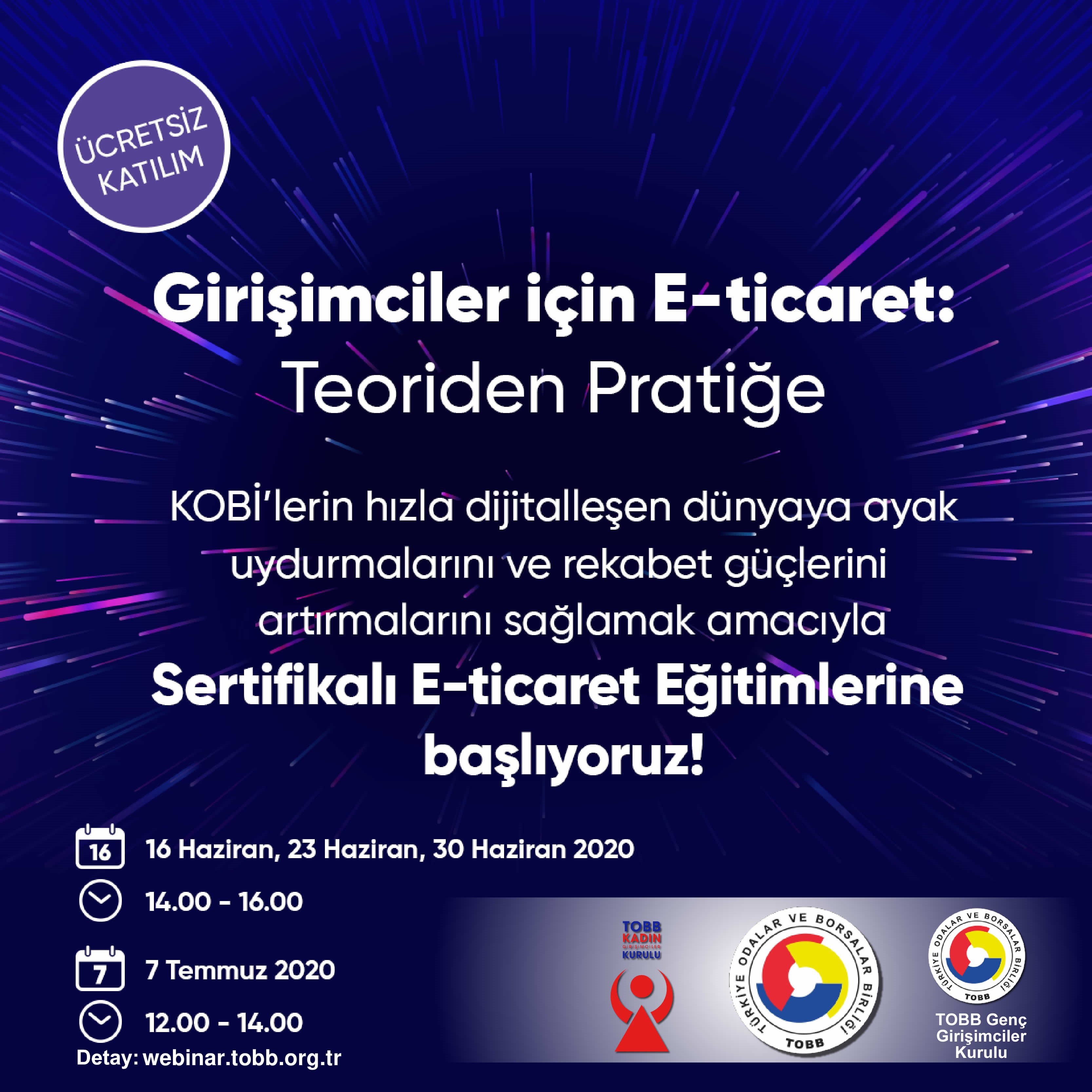 GİRİŞİMCİLER İÇİN E-TİCARET EĞİTİMİ