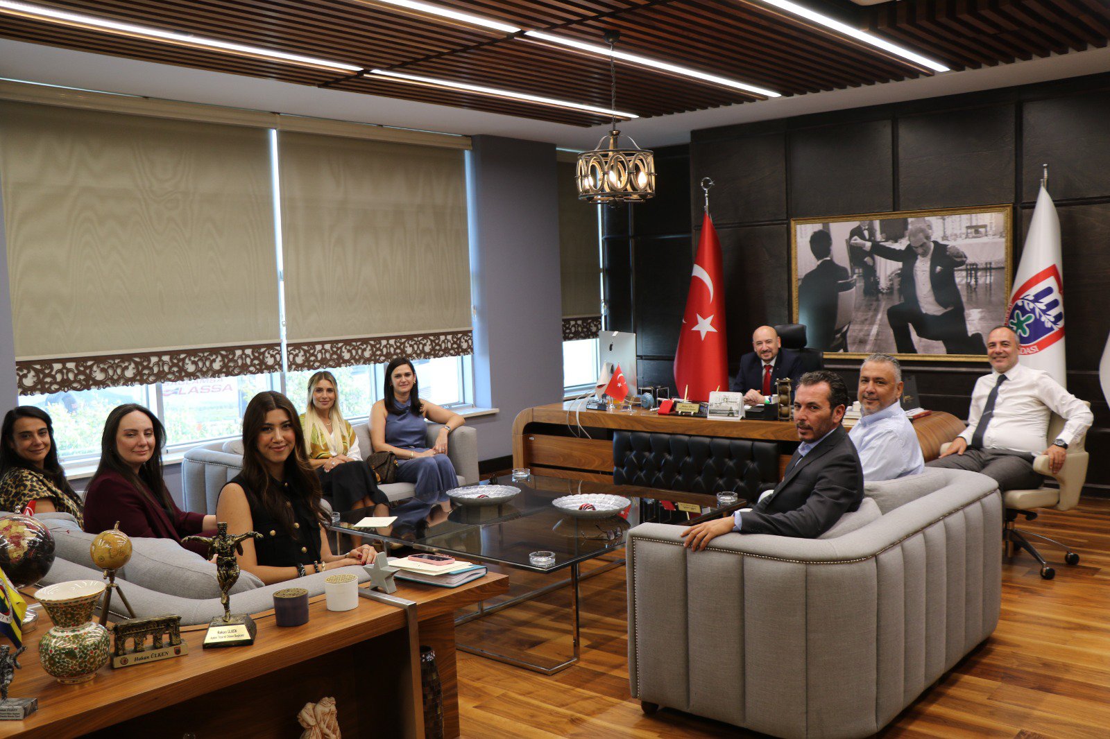 Aydın Türk Eğitim Vakfı Temsilcilerinden AYTO’ya Ziyaret