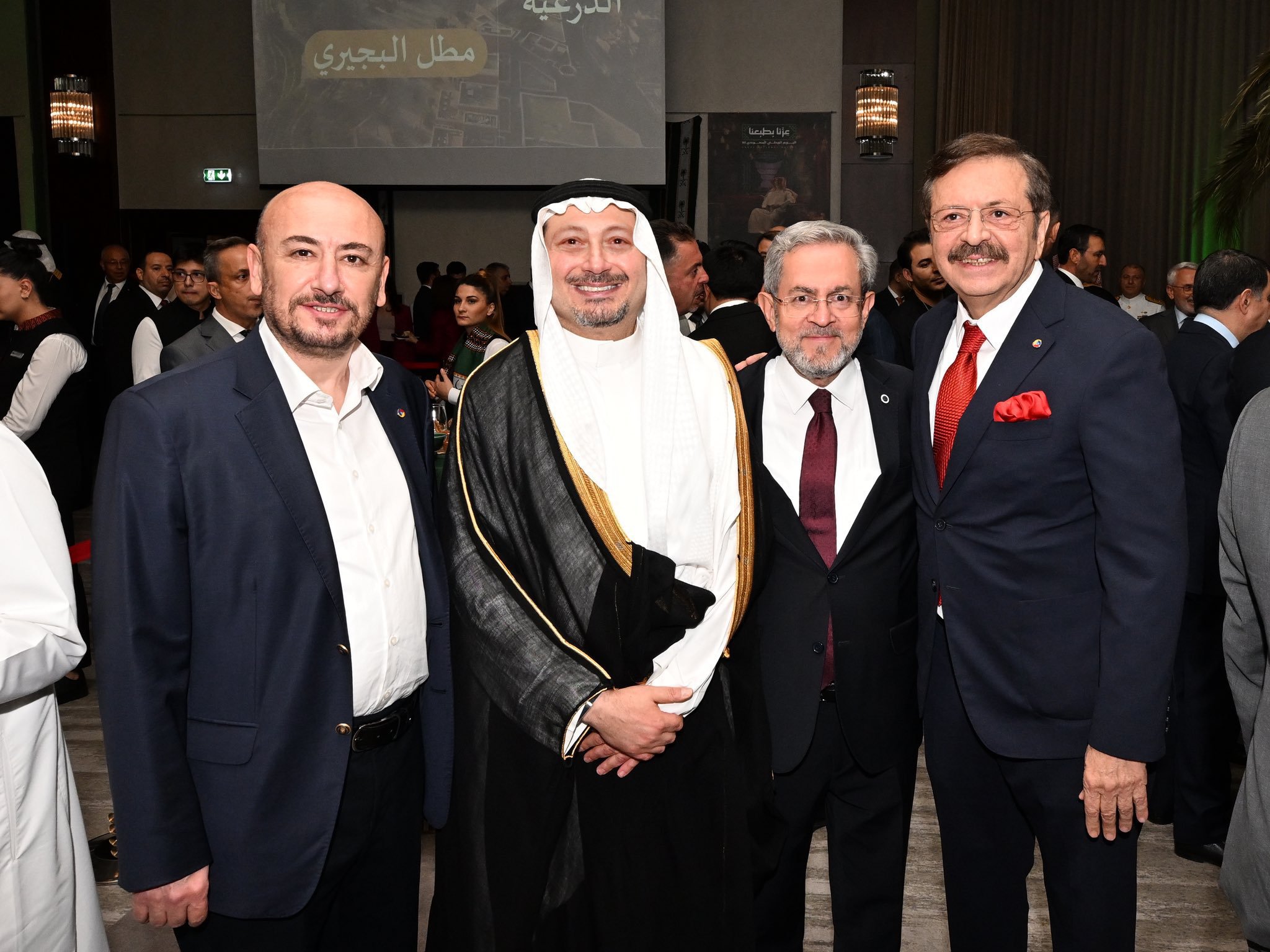 Hakan Ülken, TOBB Başkanı Sn. Rifat Hisarcıklıoğlu ile Suudi Arabistan Etkinliğinde