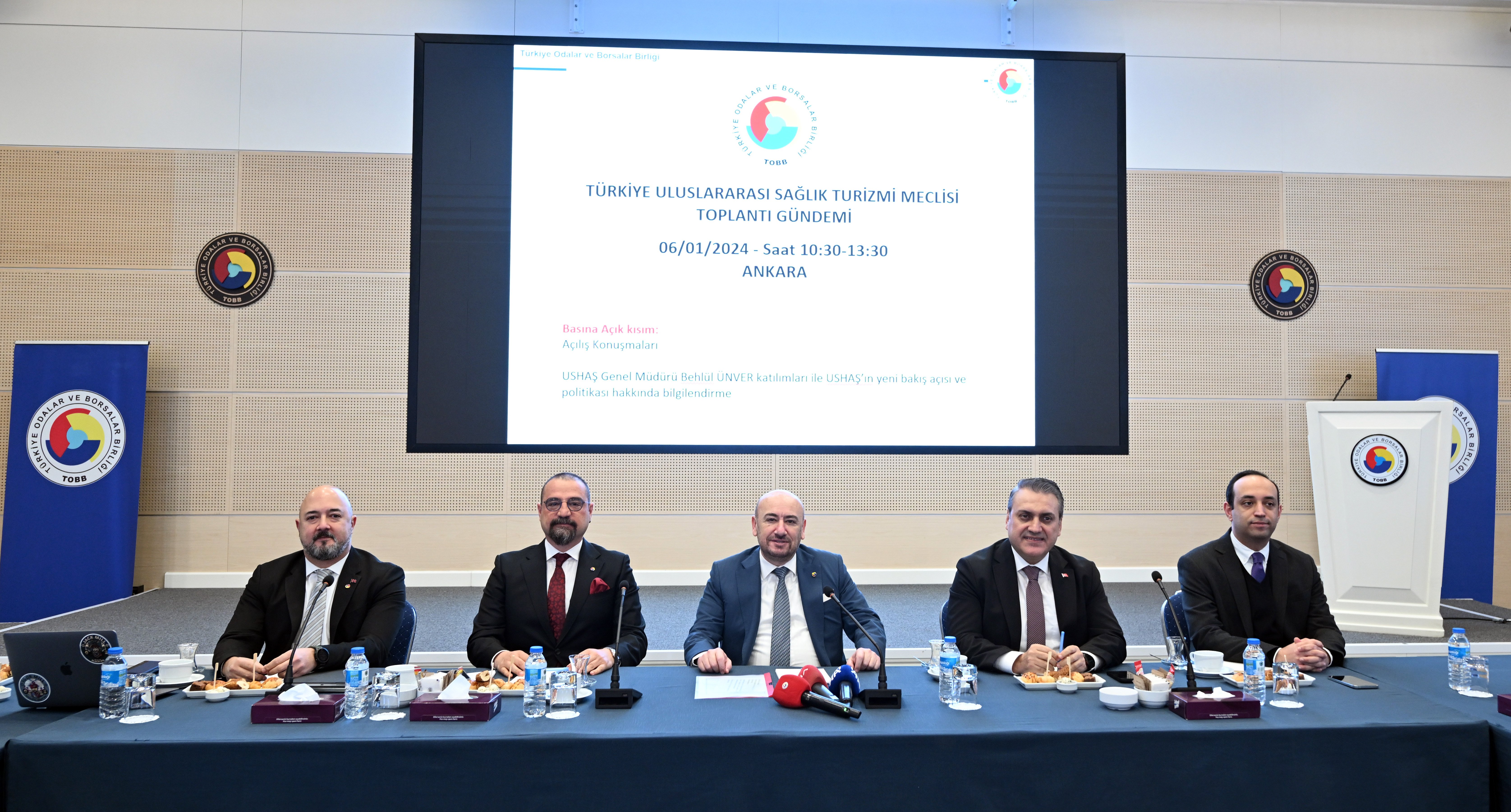 TOBB TÜRKİYE ULUSLARARASI SAĞLIK TURİZMİ MECLİSİ TOPLANTISI GERÇEKLEŞTİRİLDİ