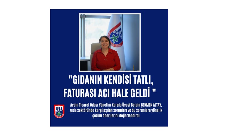 GIDANIN KENDİSİ TATLI, FATURASI ACI HALE GELDİ