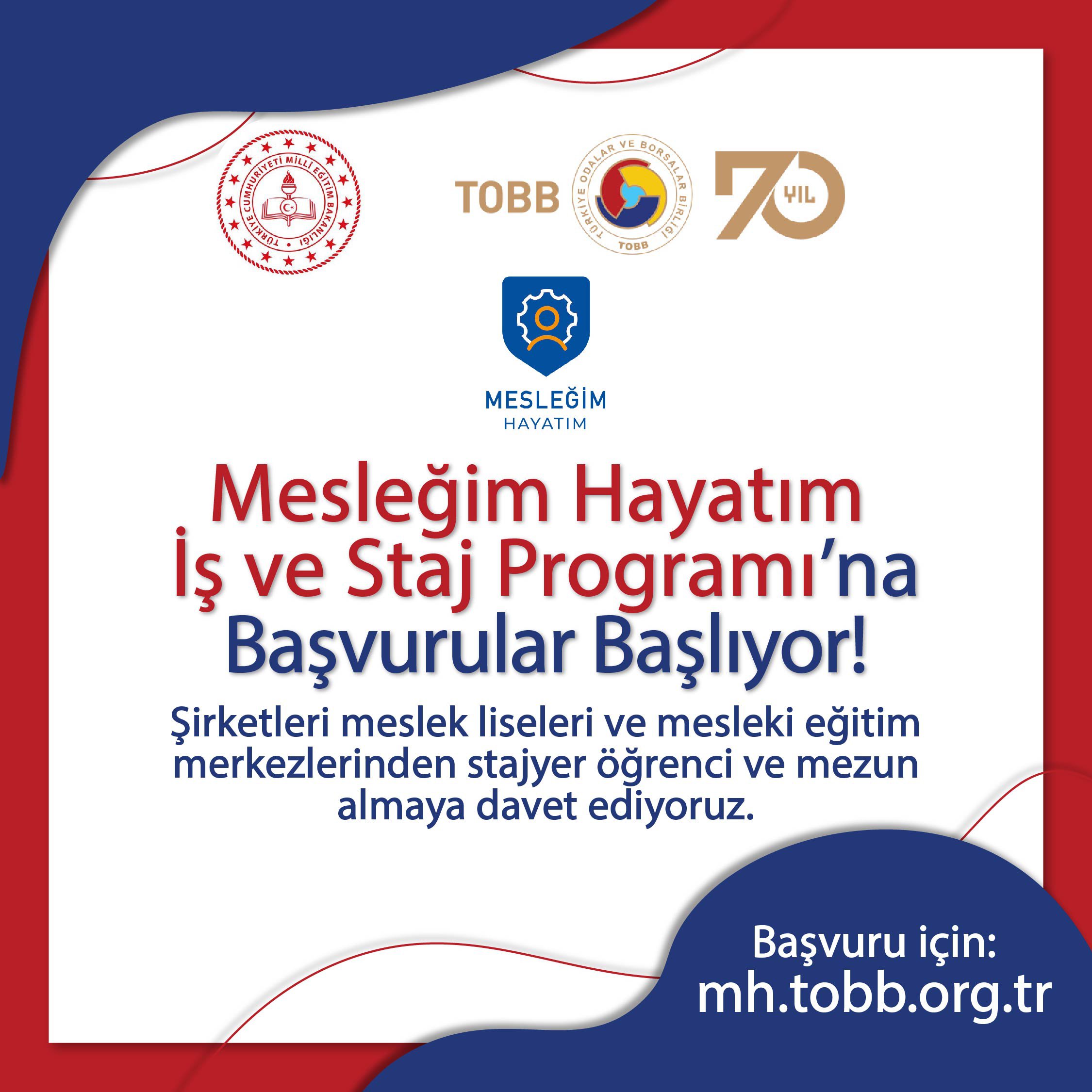 Mesleğim Hayatım İş ve Staj Programı