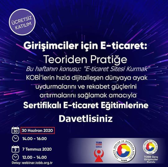 GİRİŞİMCİLER İÇİN E-TİCARET EĞİTİMİ