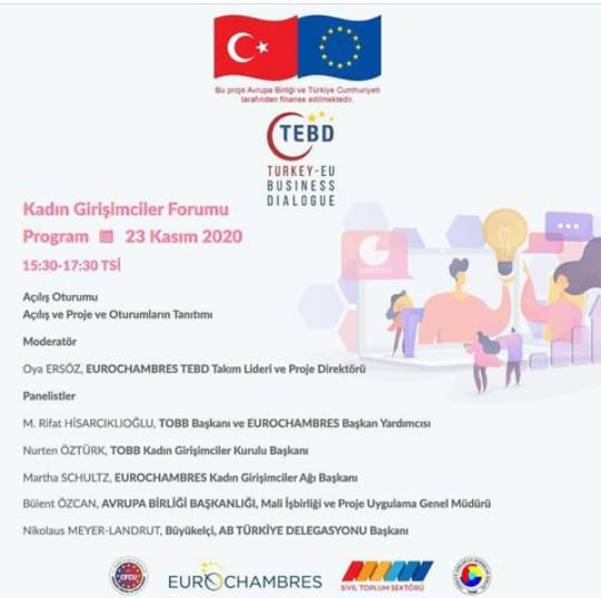 TÜRKİYE-AB İŞ DÜNYASI DİYALOĞU PROJESİ-KADIN GİRİŞİMCİLER FORUMU