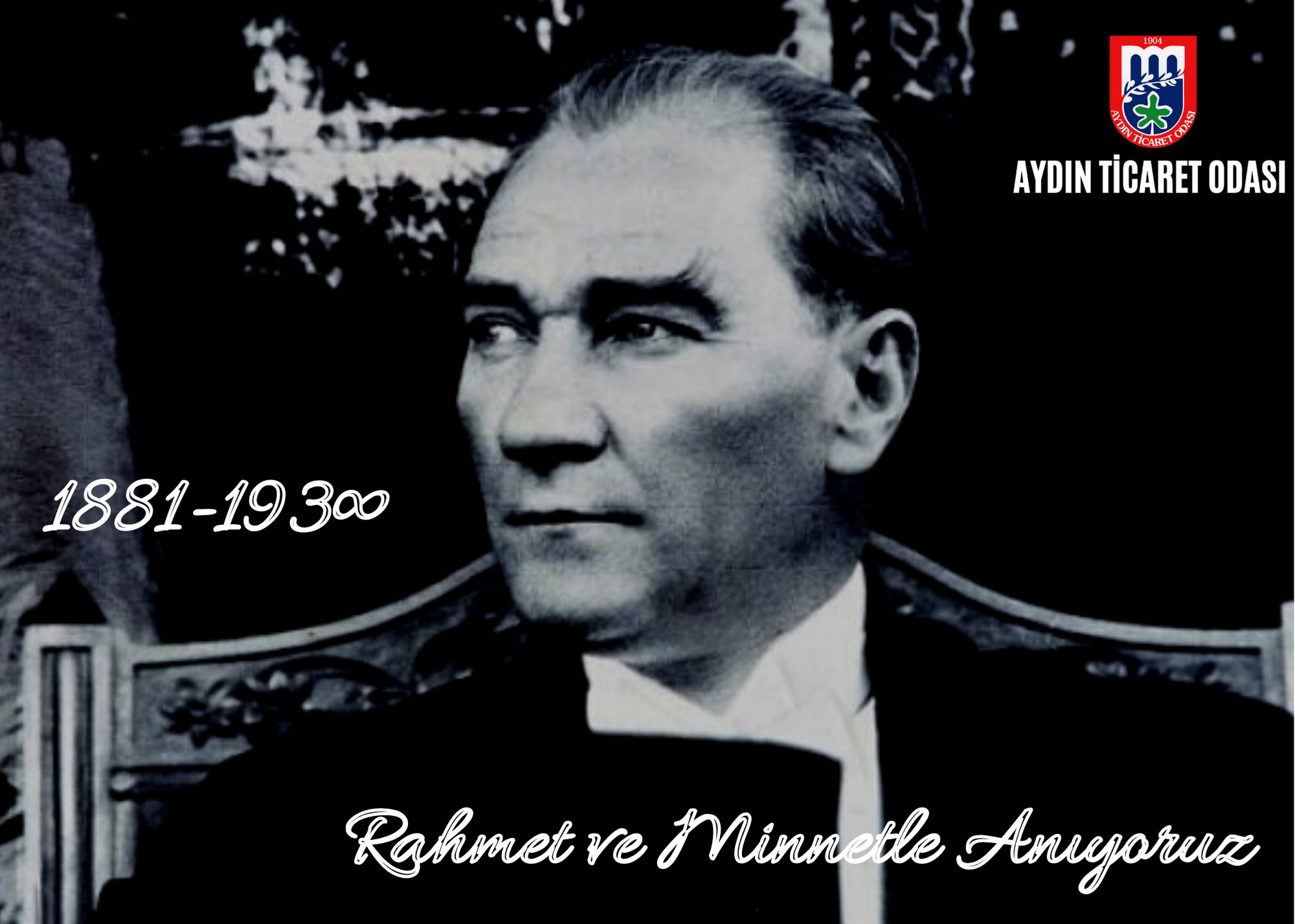Cumhuriyetimizin kurucusu Ulu Önder Mustafa Kemal ATATÜRK'ü, ebediyete intikalinin  85. yılında saygı, rahmet ve minnetle anıyoruz