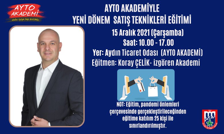 AYTO AKADEMİYLE YENİ DÖNEM SATIŞ TEKNİKLERİ…