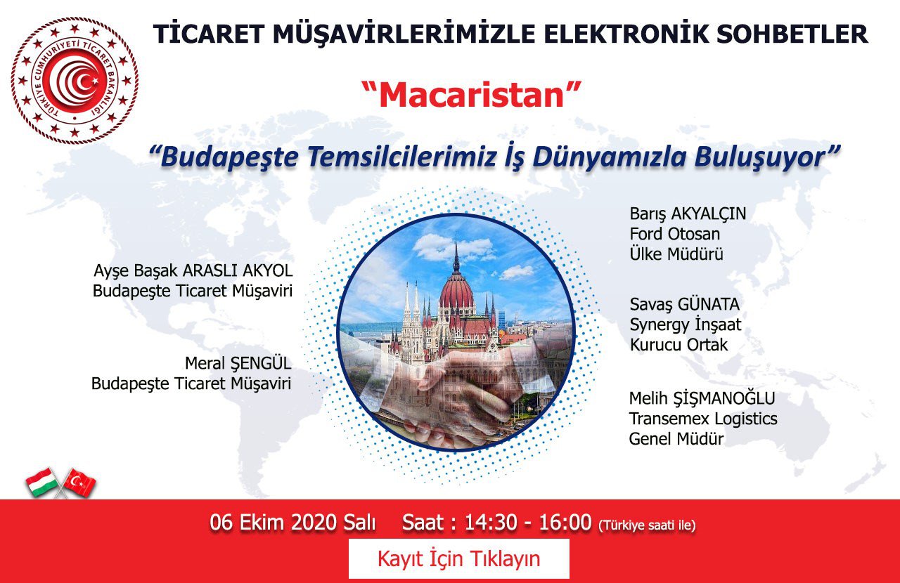 TİCARET MÜŞAVİRLERİMİZLE ELEKTRONİK SOHBETLER- MACARİSTAN