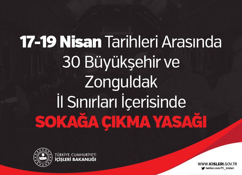 17-19 Nisan Tarihleri Arasındaki Sokağa Çıkma Yasağından Muaf İşletmelerin Doldurması Gereken Form