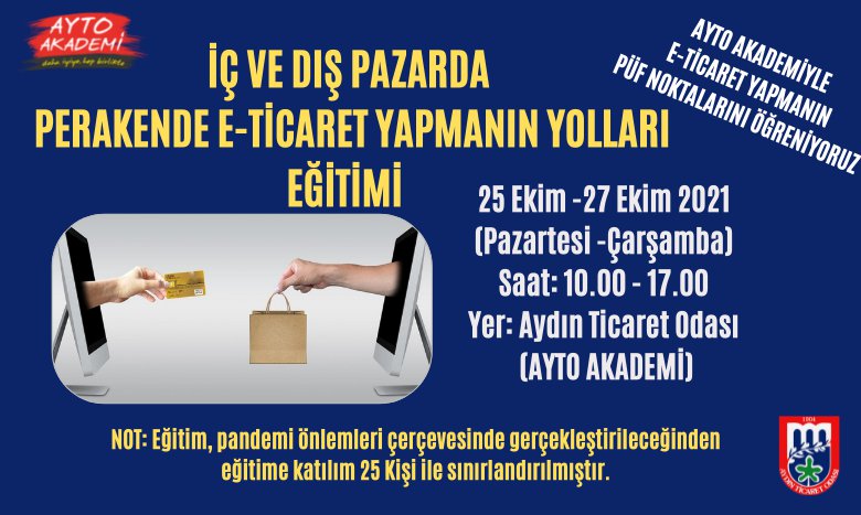 AYTO AKADEMİYLE E-TİCARET YAPMANIN PÜF NOKTALARINI ÖĞRENİYORUZ