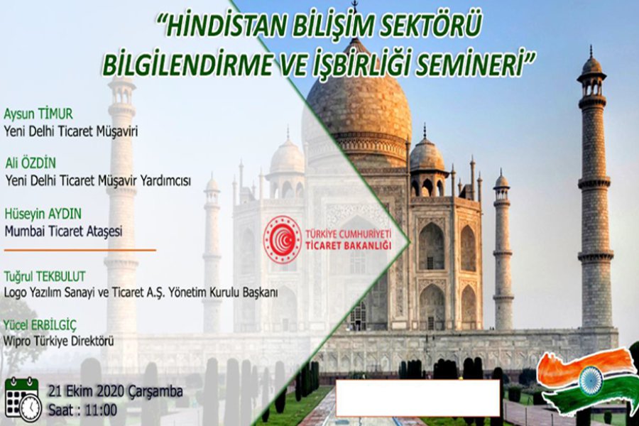 HİNDİSTAN BİLİŞİM SEKTÖRÜ BİLGİLENDİRME VE İŞBİRLİĞİ SEMİNERİ