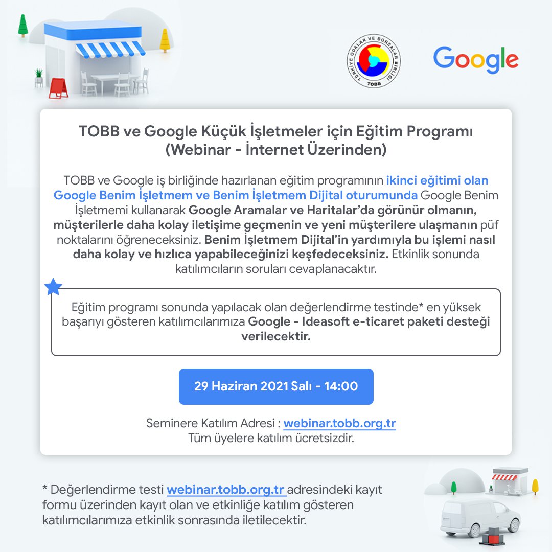 Google Benim İşletmem ve Benim İşletmem Dijital Oturumu