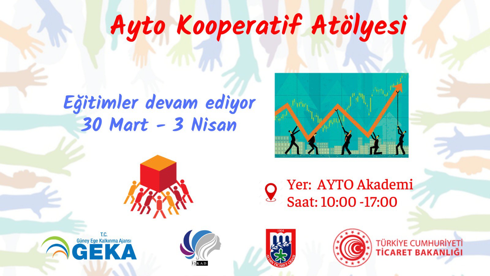 AYTO KOOPERATİF ATÖLYESİ EĞİTİMLERİ’NE YOĞUN İLGİ