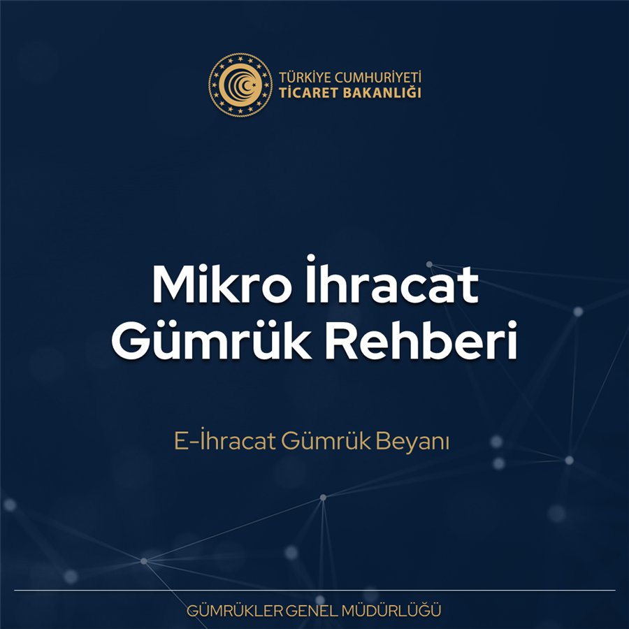 MİKRO İHRACAT GÜMRÜK REHBERİ – 2