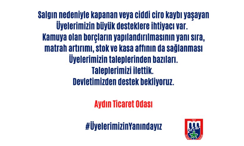 #ÜyelerimizinYanındayız