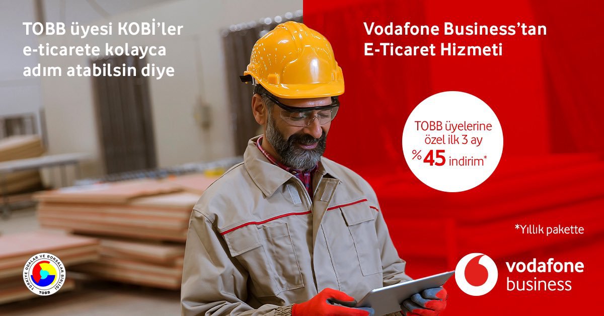 TOBB  - VODAFONE “E-TİCARET PAKETİ”  İŞBİRLİĞİ