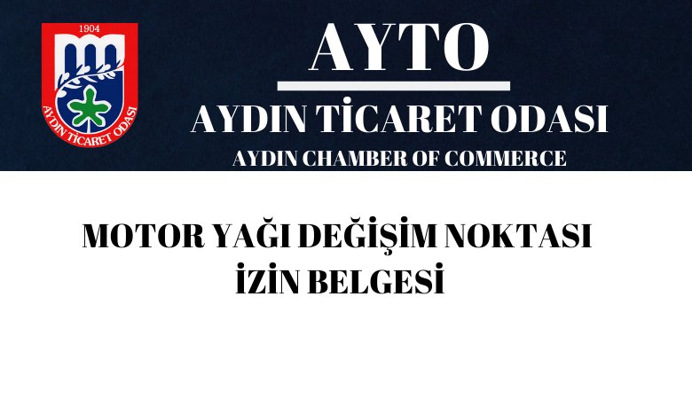 MOTOR YAĞI DEĞİŞİM NOKTASI İZİN BELGESİ