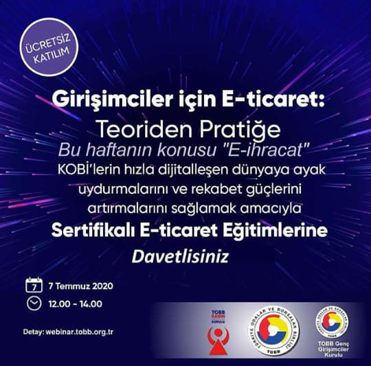 GİRİŞİMCİLER İÇİN E-TİCARET EĞİTİMİ