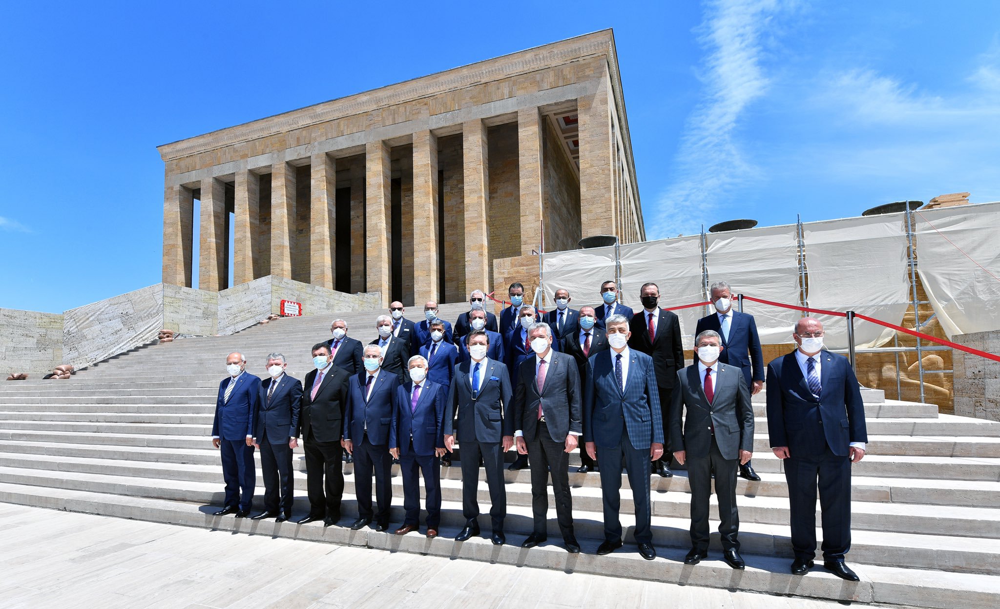 Türkiye Odalar ve Borsalar Birliği 76. ve 77. Genel Kurulu Anıtkabir Ziyareti