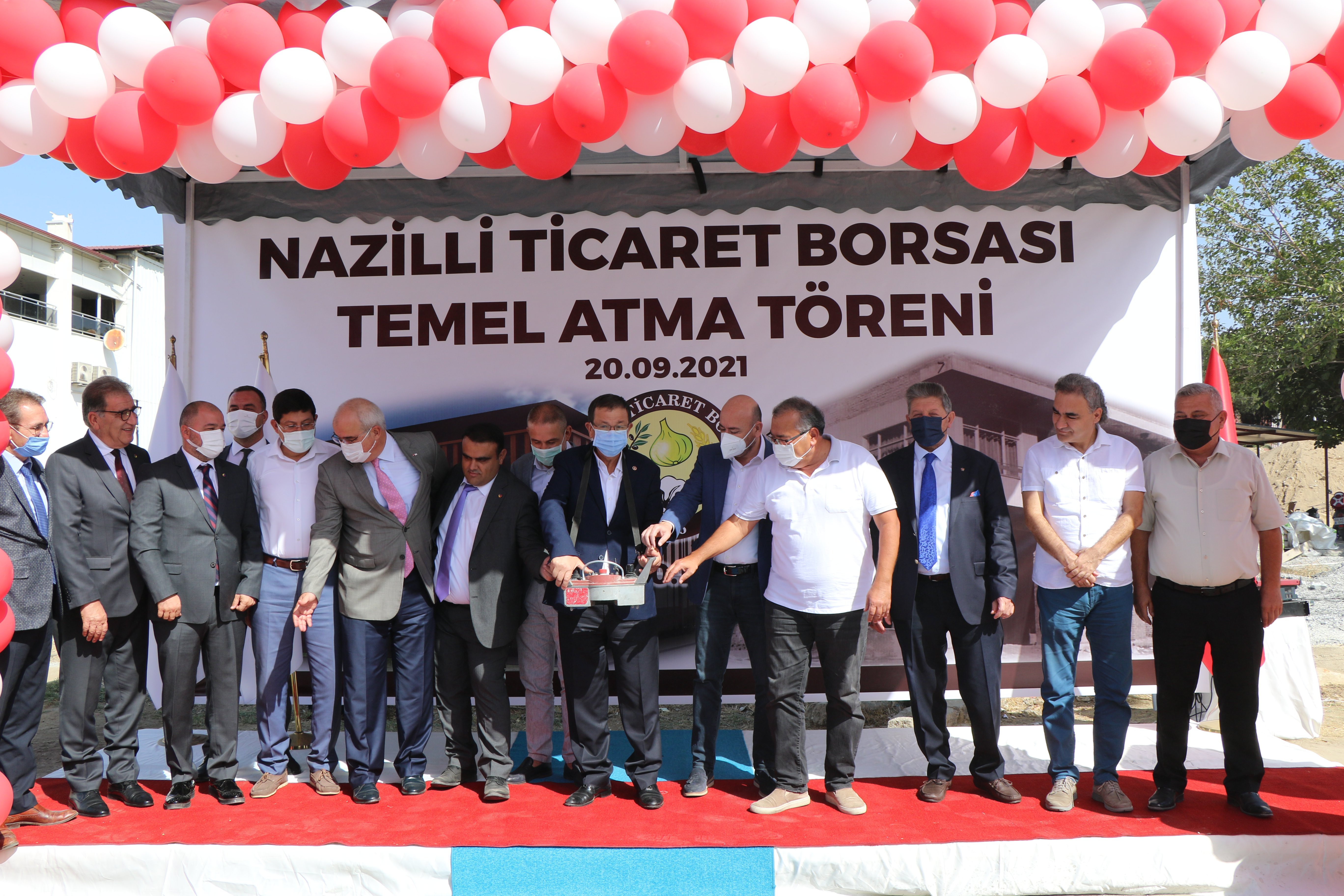 Nazilli Ticaret Borsası Yeni Hizmet Binası Temel Atma Töreni