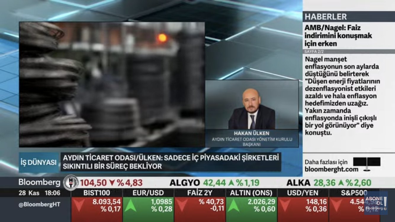 #Bloomberghtcanlıyayın