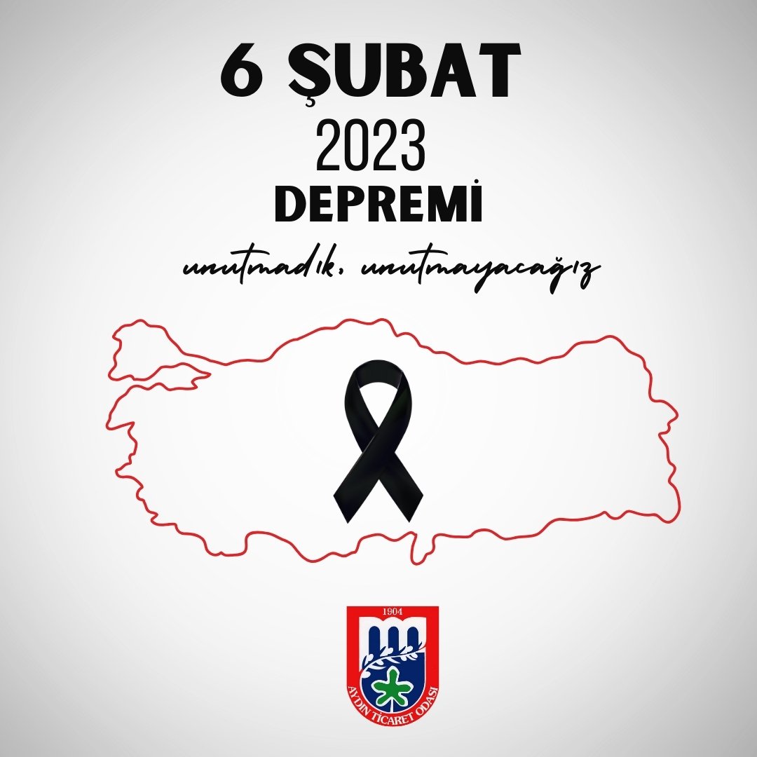 6 Şubat 2023… Unutmadık, unutmayacağız...