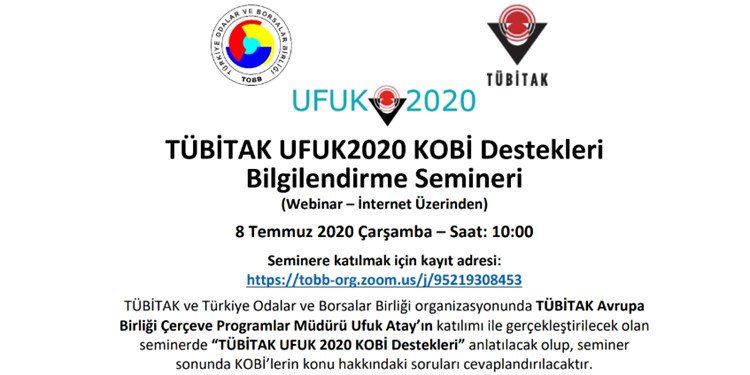 UFUK2020 KOBİ DESTEKLERİ SEMİNERİ