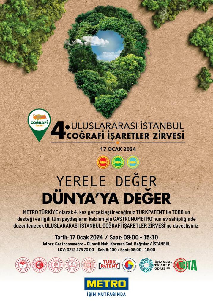 4. ULUSLARARASI COĞRAFİ İŞARETLER ZİRVESİ HK.