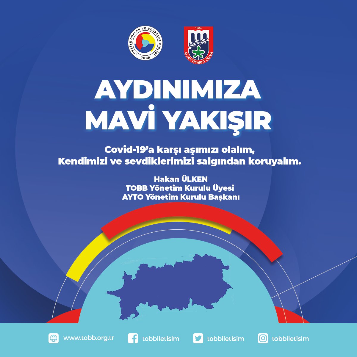 Aydınımıza en çok #mavi yakışır.