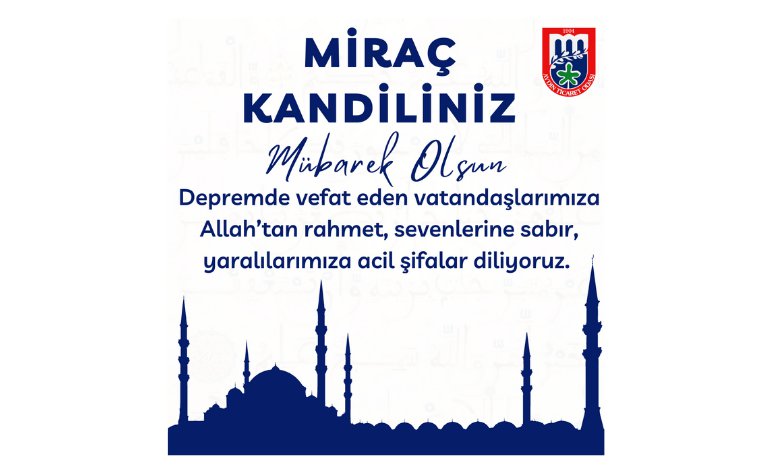 Miraç Kandiliniz Mübarek Olsun