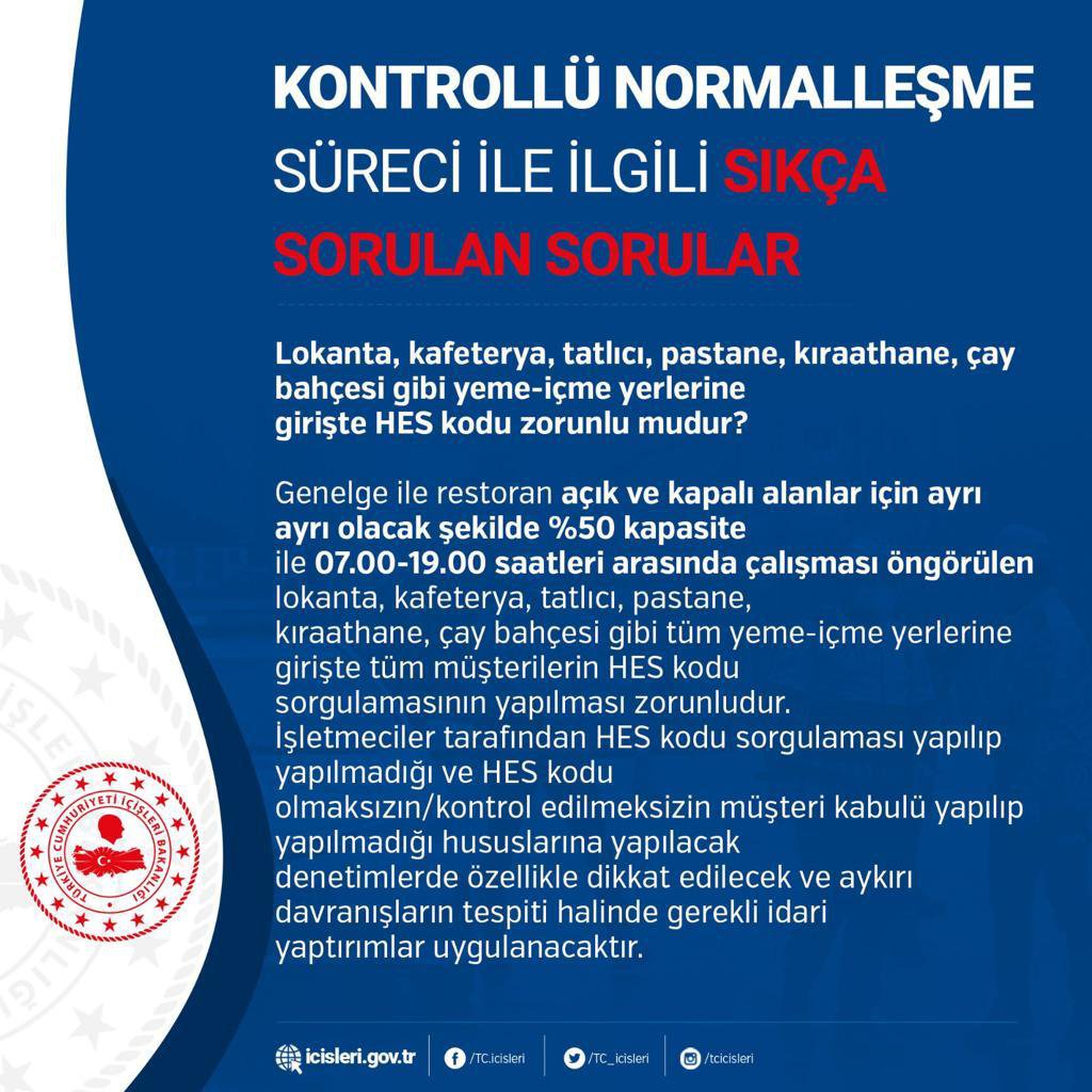 KONTROLLÜ NORMALLEŞME SÜRECİ İLE İLGİLİ SIKÇA SORULAN SORULAR VE CEVAPLARI