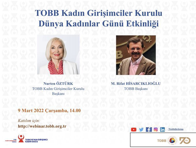 TOBB Kadın Girişimciler Kurulu Dünya Kadınlar Günü Etkinliği