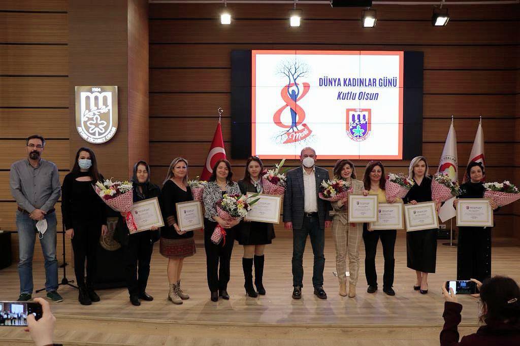 “AYTO’DA KADIN, İŞ’TE KADIN”  PLAKET TÖRENİ